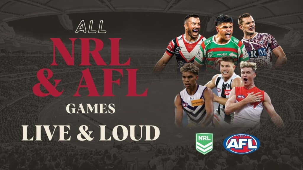 NRL and AFL promo