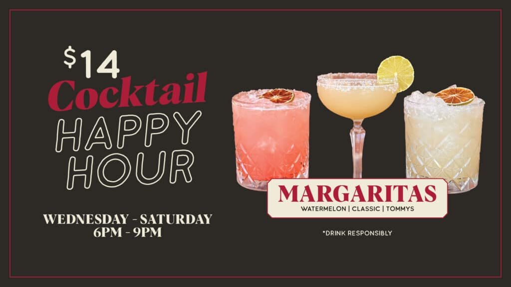 Cocktail Happy Hour promo