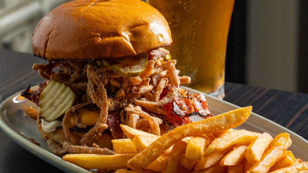 Western Bacon Cheeseburger