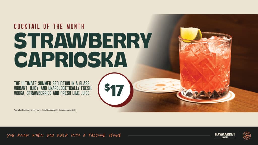 Cocktail of the month promo