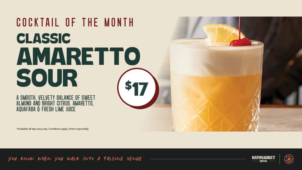 Cocktail of the month promo