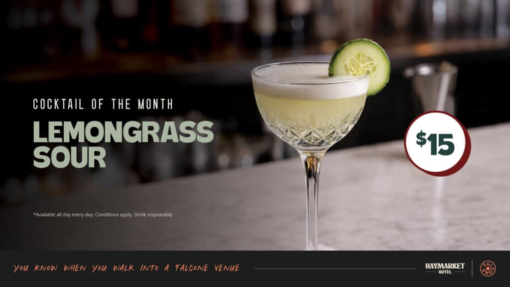Cocktail of the month promo