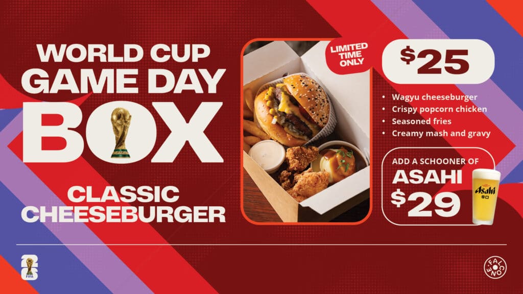 World Cup food box promo