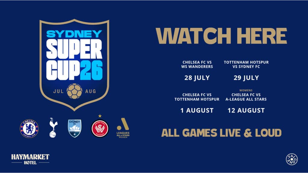 Sydney Super Cup promo