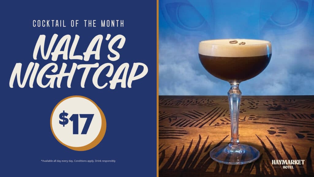 Cocktail of the month promo