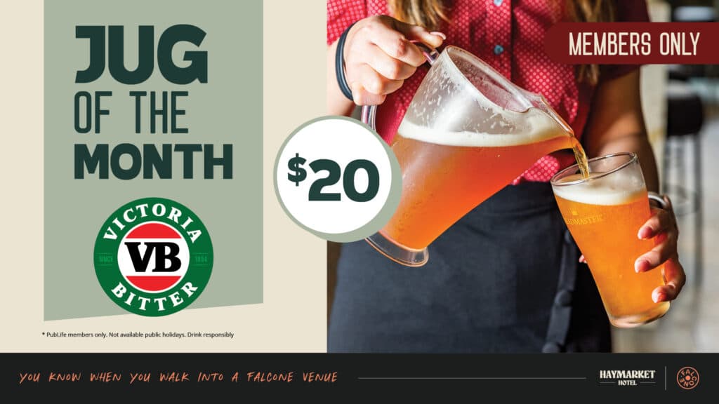 Jug of the month promo