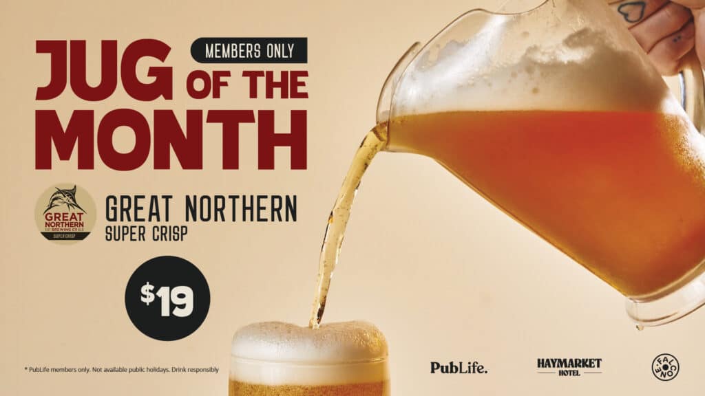Great Northern Super Crisp jug of the month promo